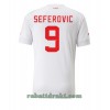 Sveits Haris Seferovic 9 Borte VM 2022 - Herre Fotballdrakt